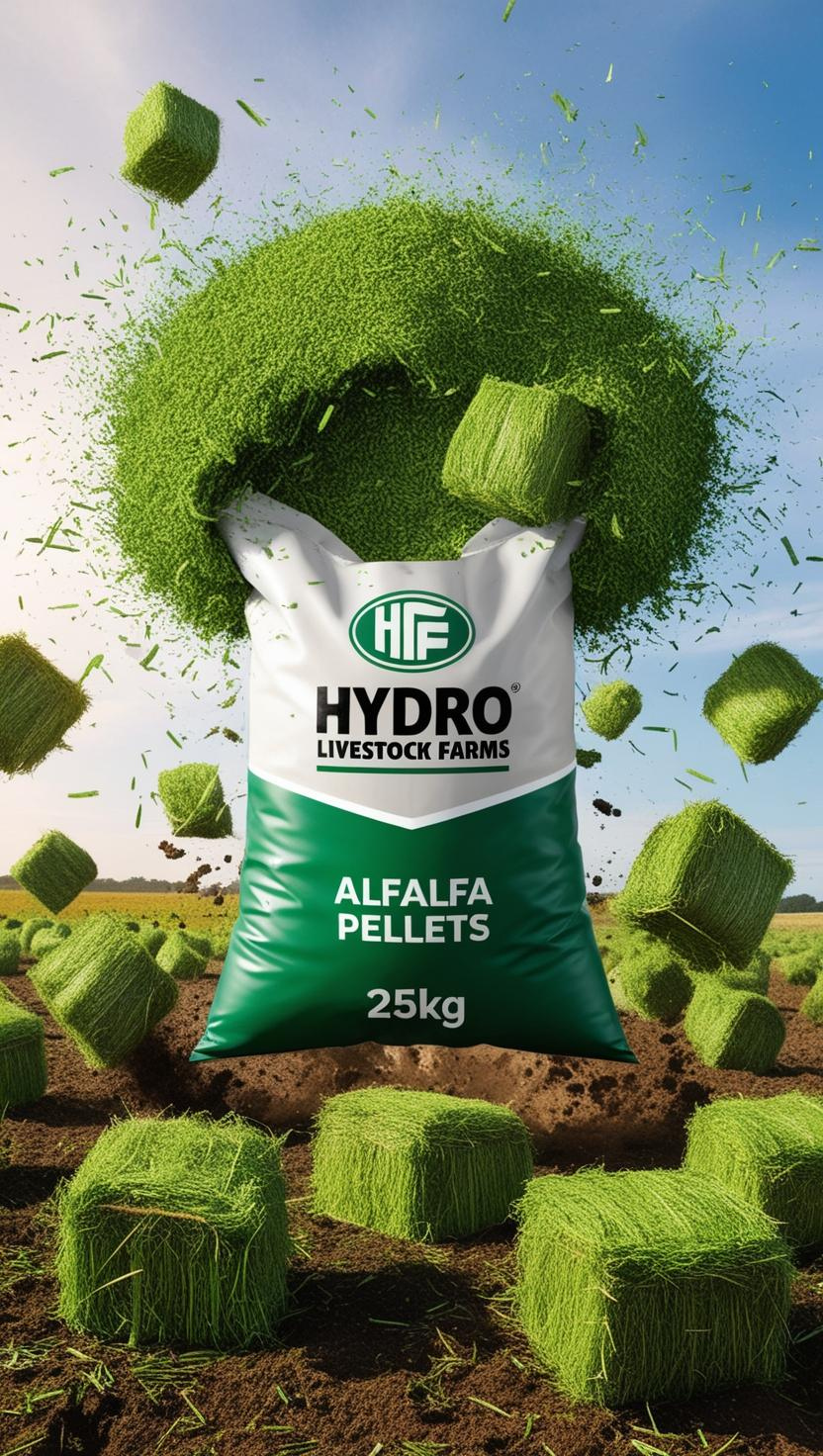 Premium Alfalfa Pellets - 25KG